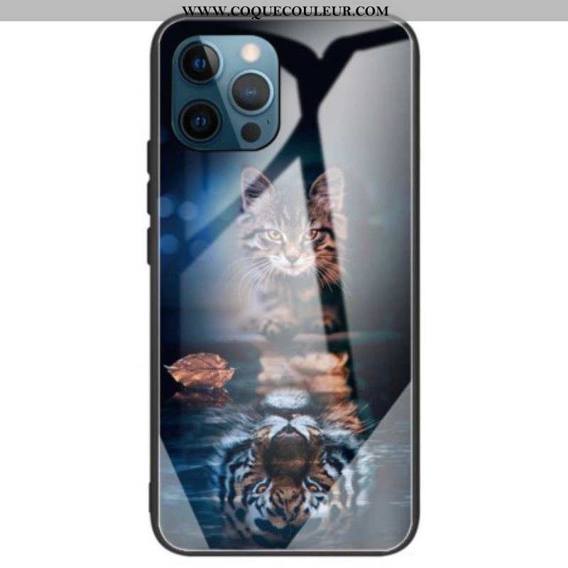 Coque iPhone 14 Pro Max Verre Trempé Rêve de Chaton