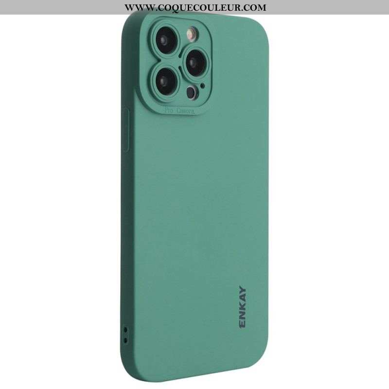 Coque iPhone 14 Pro Max Silicone Liquide ENKAY