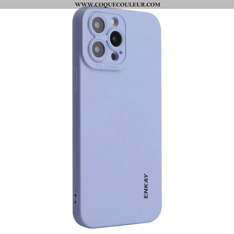 Coque iPhone 14 Pro Max Silicone Liquide ENKAY