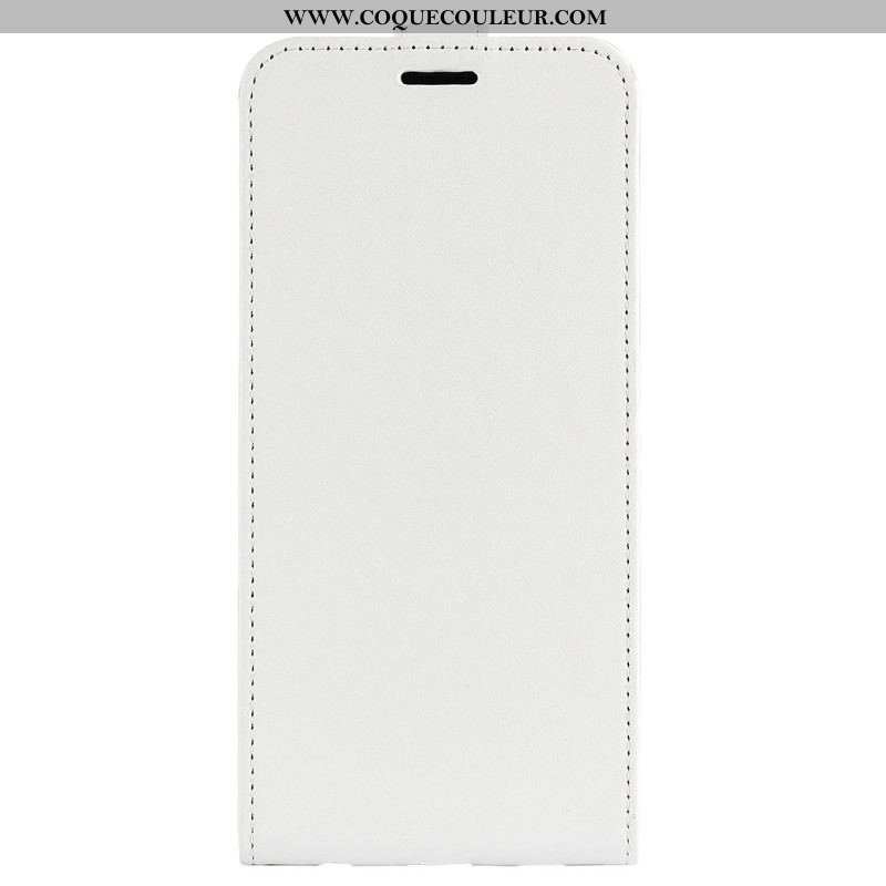 Housse iPhone 14 Pro Max Effet Cuir Rabat Vertical