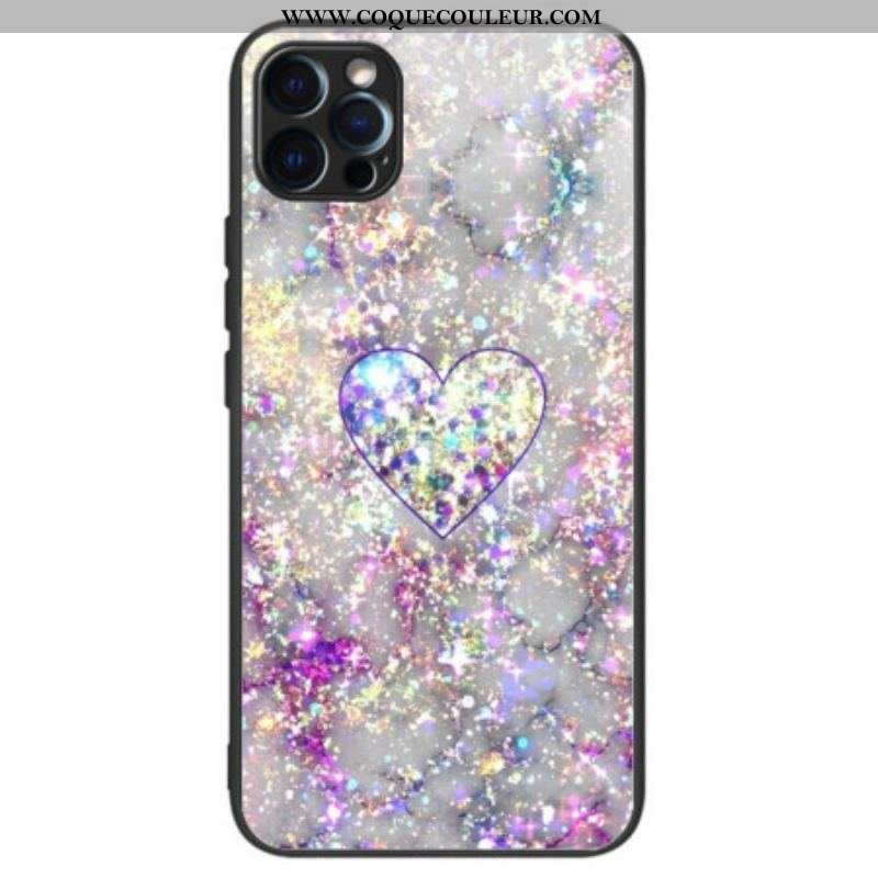 Coque iPhone 14 Pro Max Verre Trempé Coeur