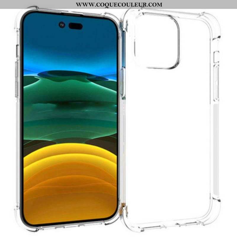 Coque iPhone 14 Pro Max Transparente Coins Renforcés