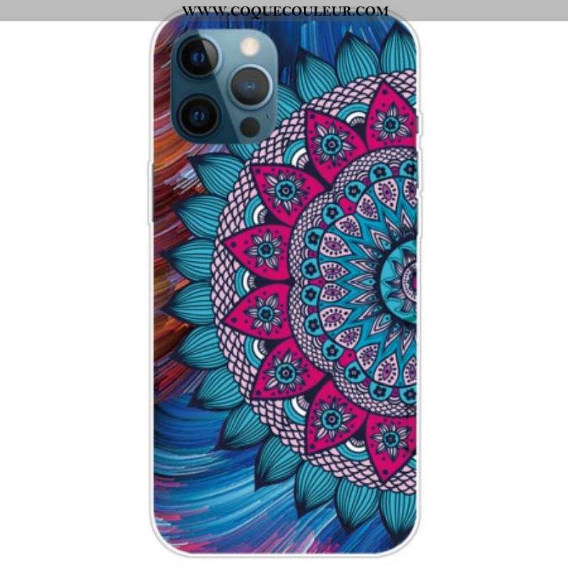 Coque iPhone 14 Pro Max Mandala Coloré