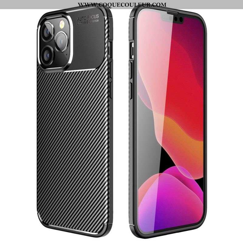 Coque iPhone 14 Pro Max Fibre Carbone Flexible