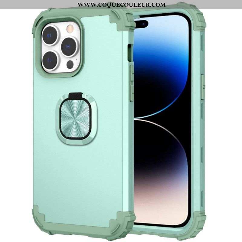 Coque iPhone 14 Pro Max Renforcée avec Anneau-Support