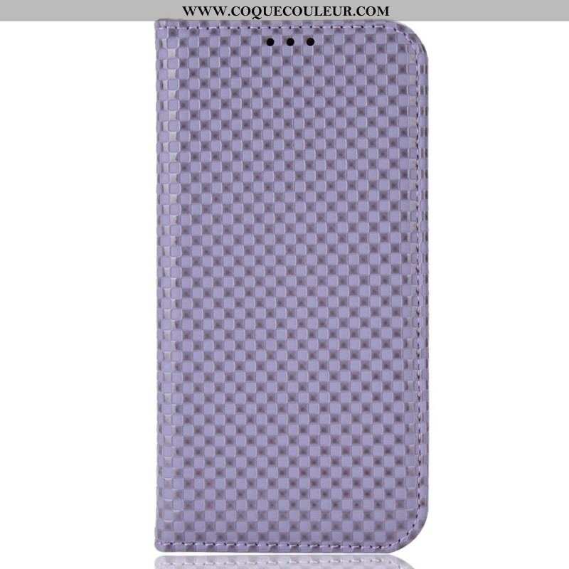 Flip Cover iPhone 14 Pro Max Texturée