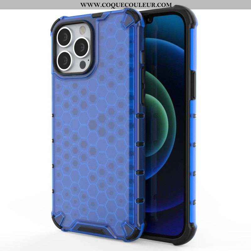 Coque iPhone 14 Pro Max Style Nid d'Abeille