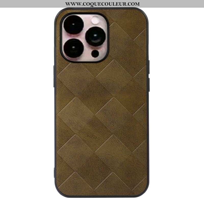 Coque iPhone 14 Pro Max Texture Tissée