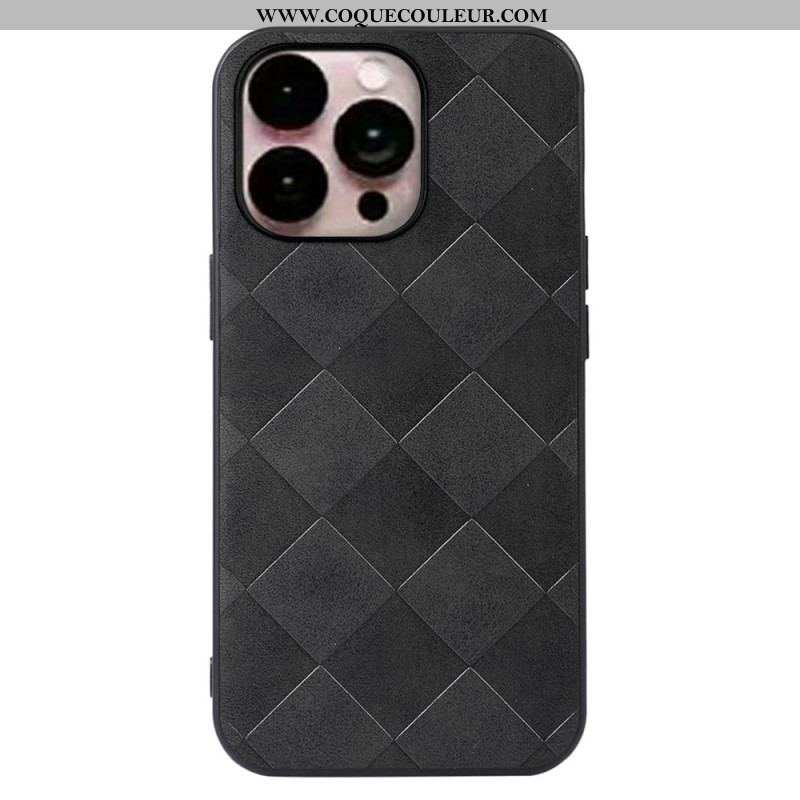 Coque iPhone 14 Pro Max Texture Tissée