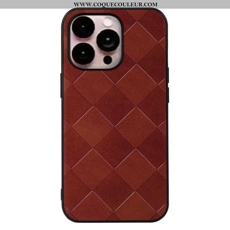 Coque iPhone 14 Pro Max Texture Tissée