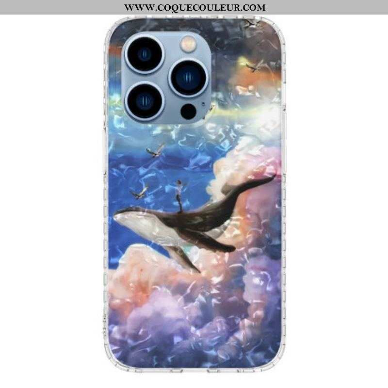 Coque iPhone 14 Pro Max Baleine Stylée