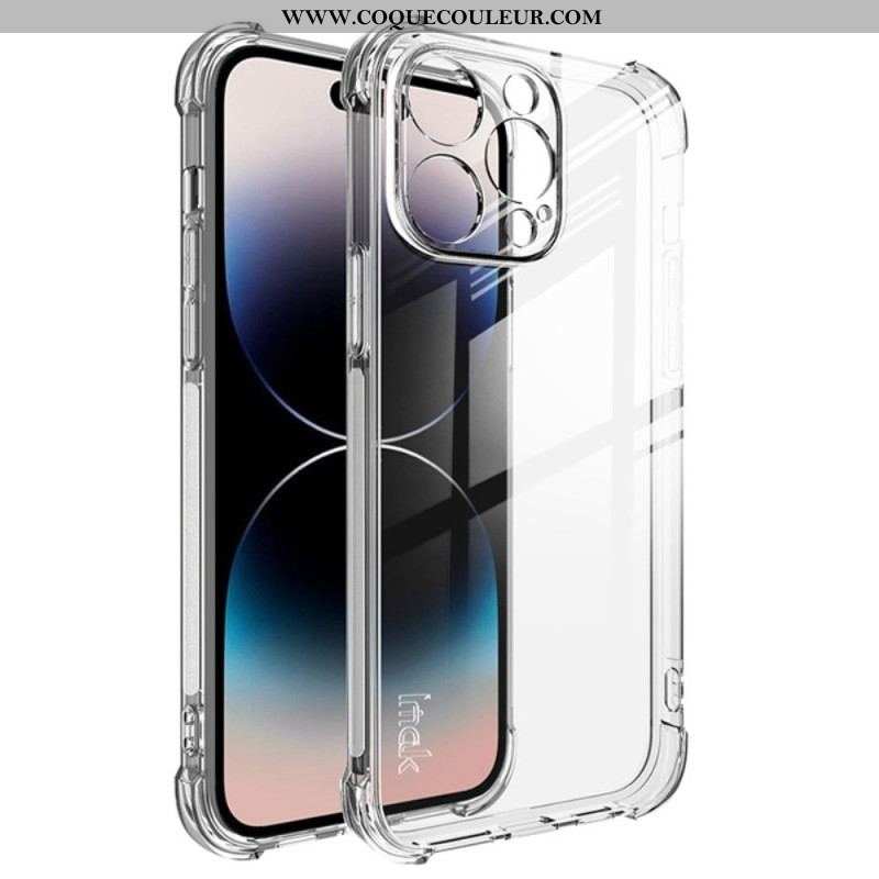 Coque iPhone 14 Pro Max Transparente Coins Airbag Imak