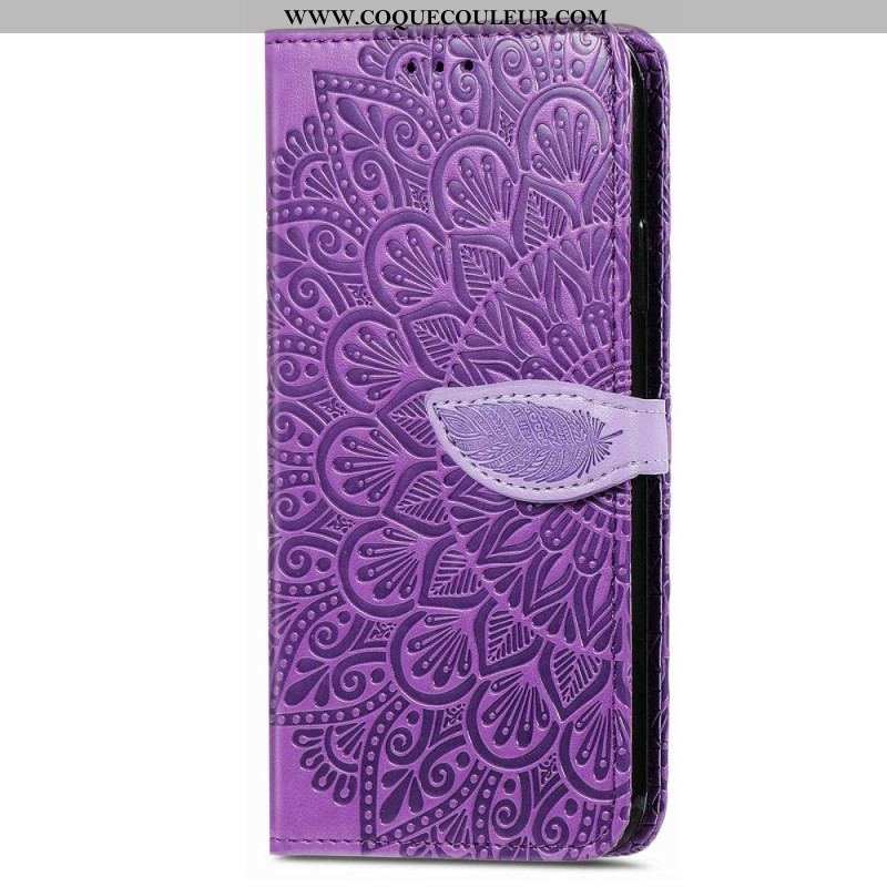 Housse iPhone 14 Pro Feuilles Tribales