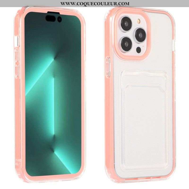 Coque iPhone 14 Pro Transparente Porte-Carte