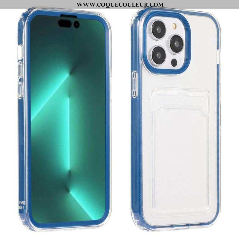 Coque iPhone 14 Pro Transparente Porte-Carte