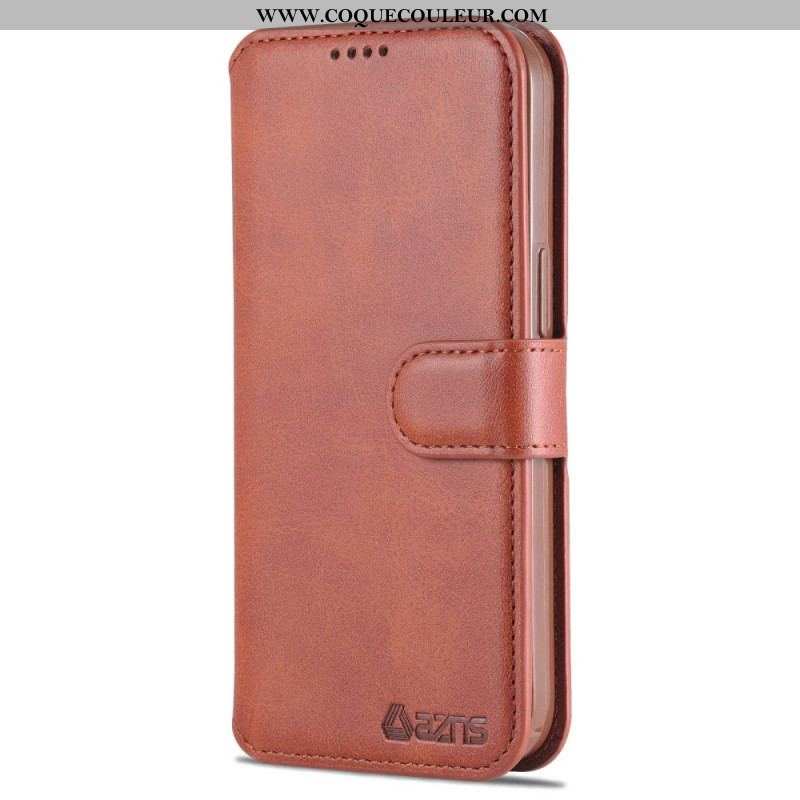 Housse iPhone 14 Pro AZNS Simili Cuir