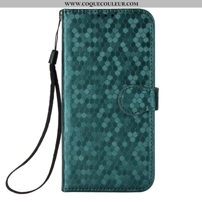 Housse iPhone 14 Pro Motif 3D à Lanière