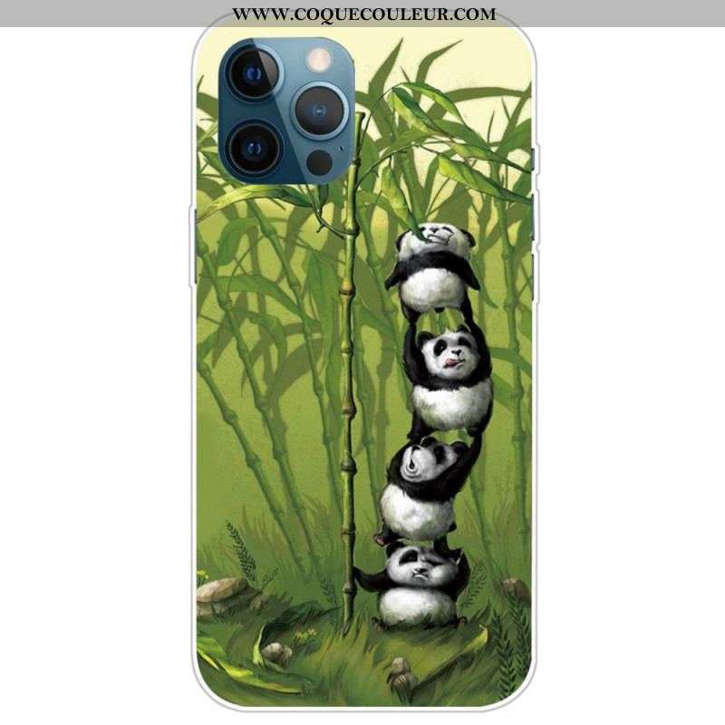 Coque iPhone 14 Pro Tas de Pandas
