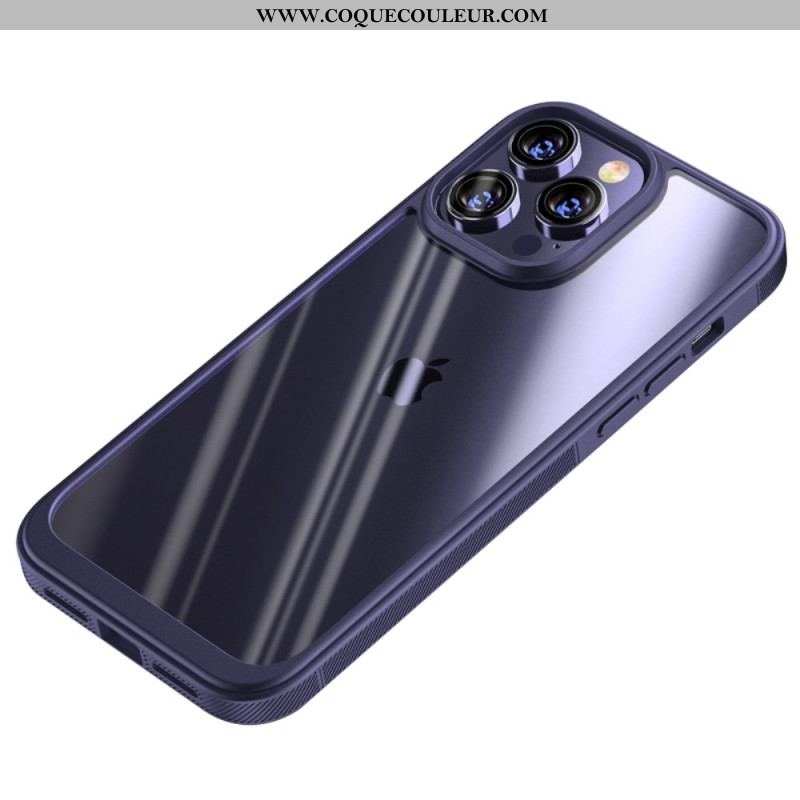 Coque iPhone 14 Pro Hybride Rebords Antidérapants