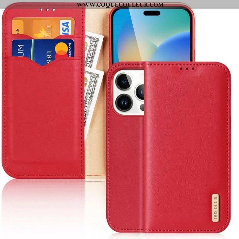 Flip Cover iPhone 14 Pro Hivo Series DUX DUCIS