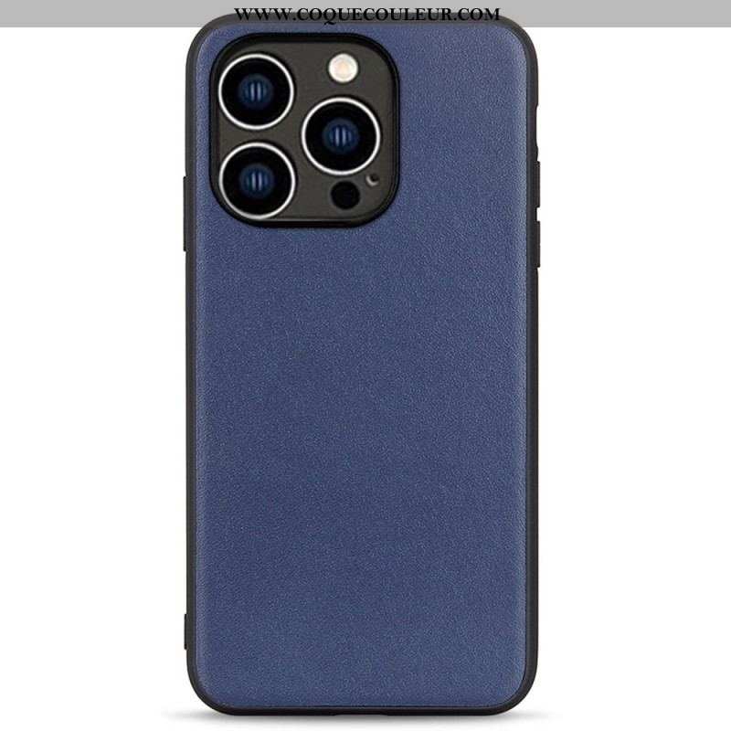 Coque iPhone 14 Pro Véritable Cuir