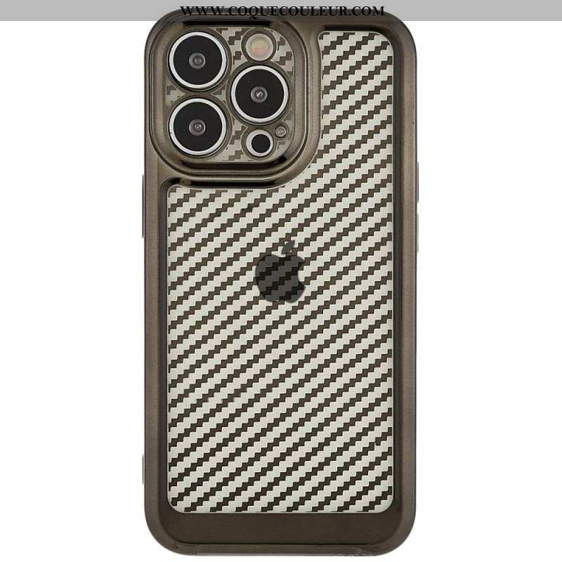 Coque iPhone 14 Pro Fibre Carbone Stylée