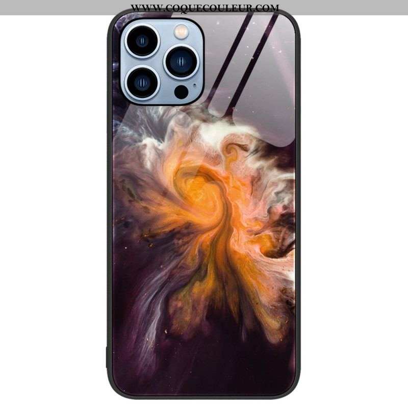 Coque iPhone 14 Pro Verre Trempé Marble Colors