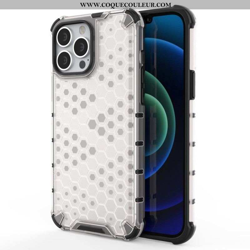 Coque iPhone 14 Pro Style Nid d'Abeille