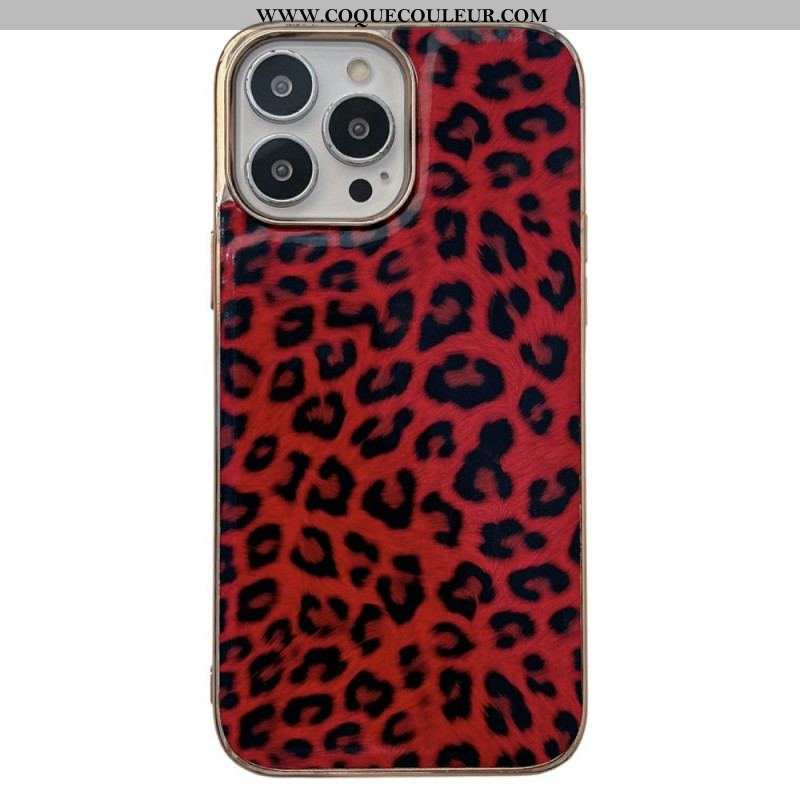 Coque iPhone 14 Pro Léopard