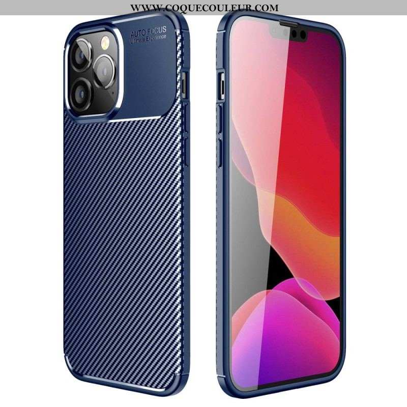 Coque iPhone 14 Pro Fibre Carbone Flexible