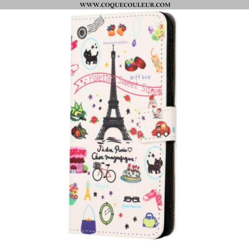 Housse iPhone 14 I Love Paris