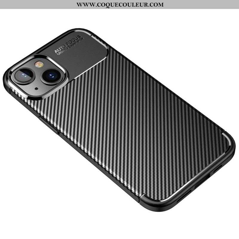 Coque iPhone 14 Fibre Carbone Flexible