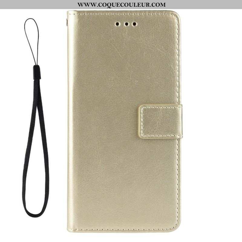 Housse iPhone 14 Simili Cuir Flashy