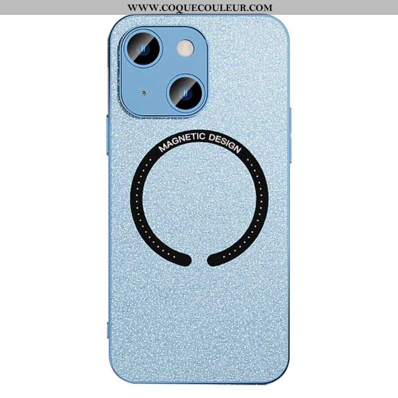 Coque iPhone 14 Simili Cuir Compatible Magsafe