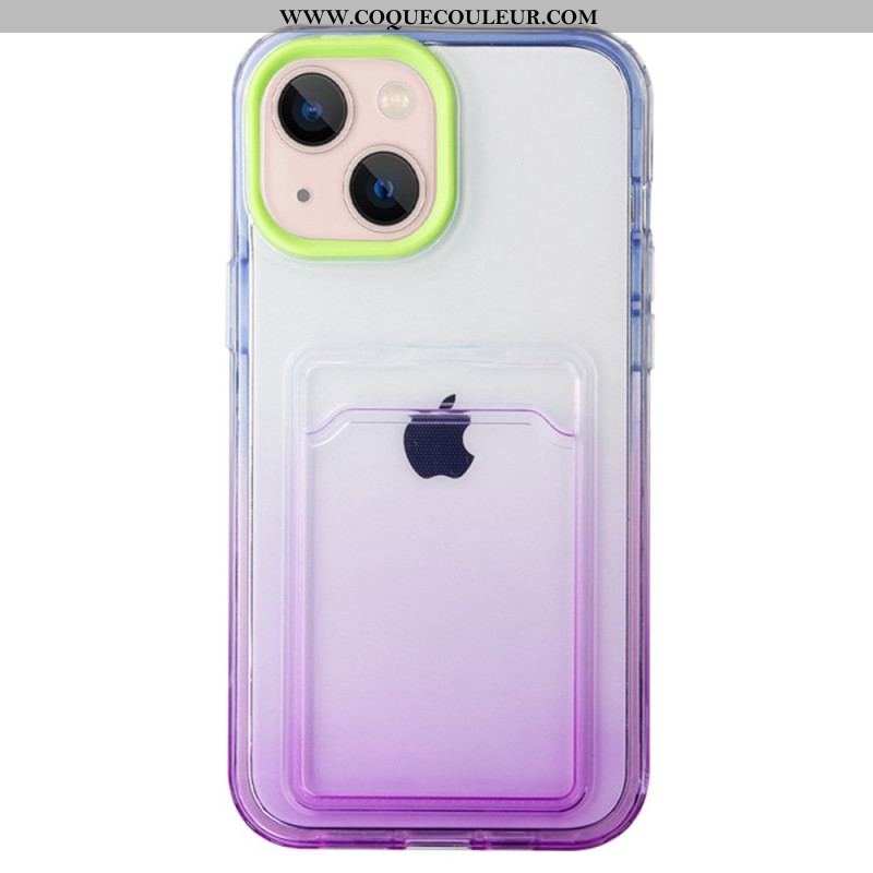 Coque iPhone 14 Gradient Porte-Carte