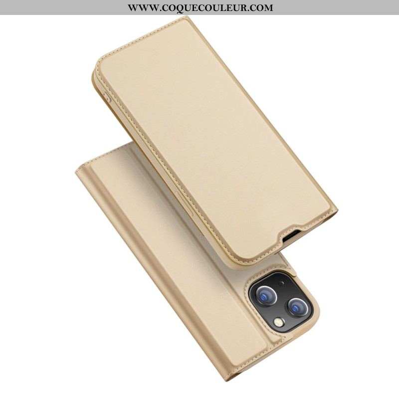 Flip Cover iPhone 14 Skin Pro DUX DUCIS