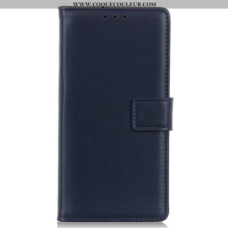 Housse iPhone 14 Simili Cuir Simple