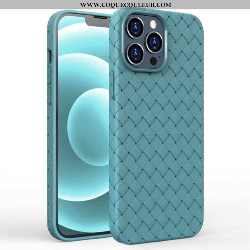 Coque iPhone 14 Tissée