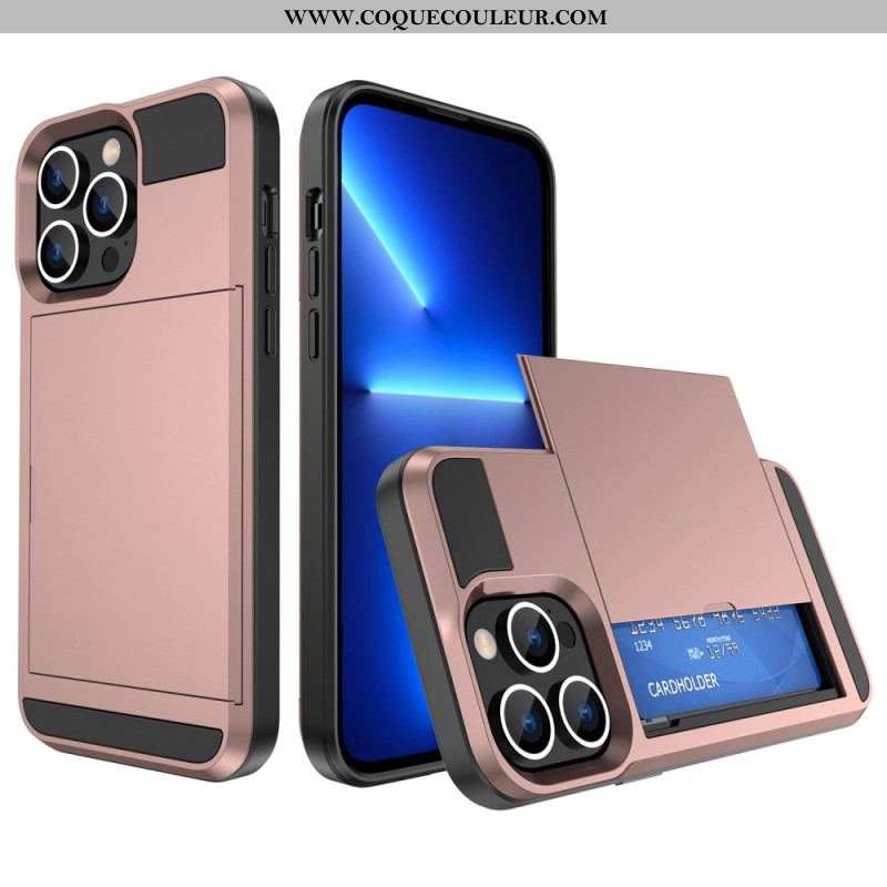 Coque iPhone 14 Porte-Carte à Glissière