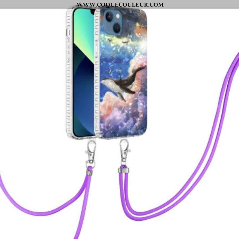 Coque iPhone 14 Baleine Stylée