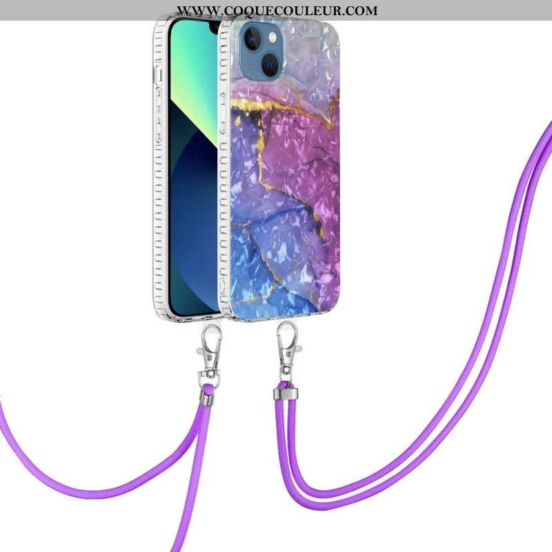 Coque iPhone 14 à Cordon Stylée