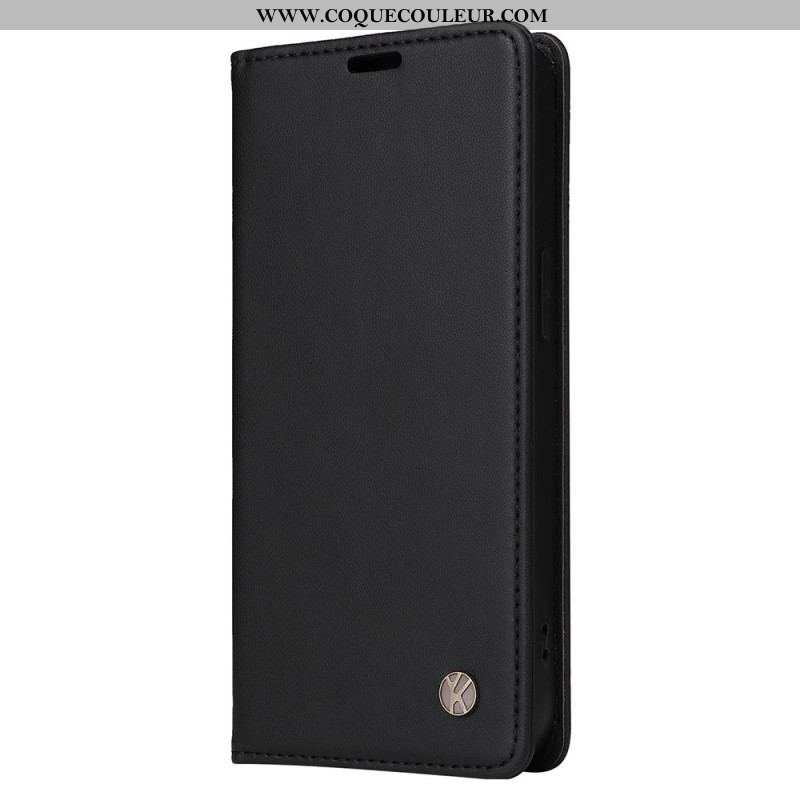 Flip Cover iPhone 14 Rivet Décoratif