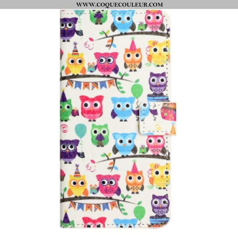 Housse iPhone 14 Tribu de Hiboux