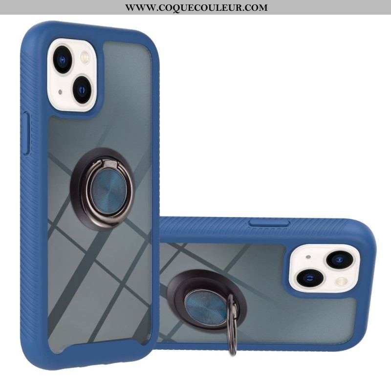 Coque iPhone 14 Transparente avec Anneau-Support