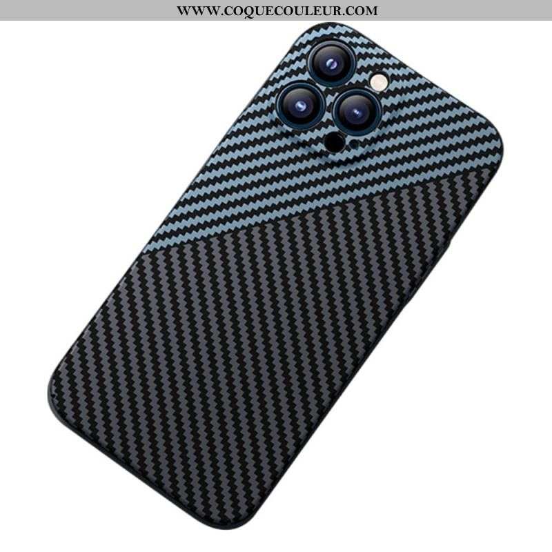 Coque iPhone 14 Fibre Carbone Design