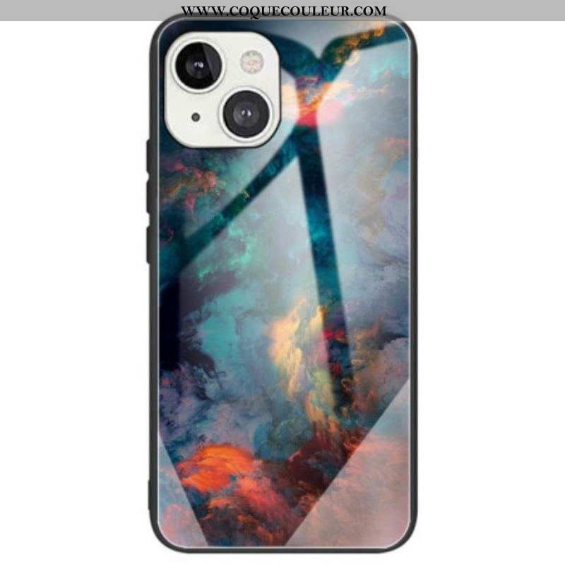 Coque iPhone 14 Verre Trempé Motif Aquarelle