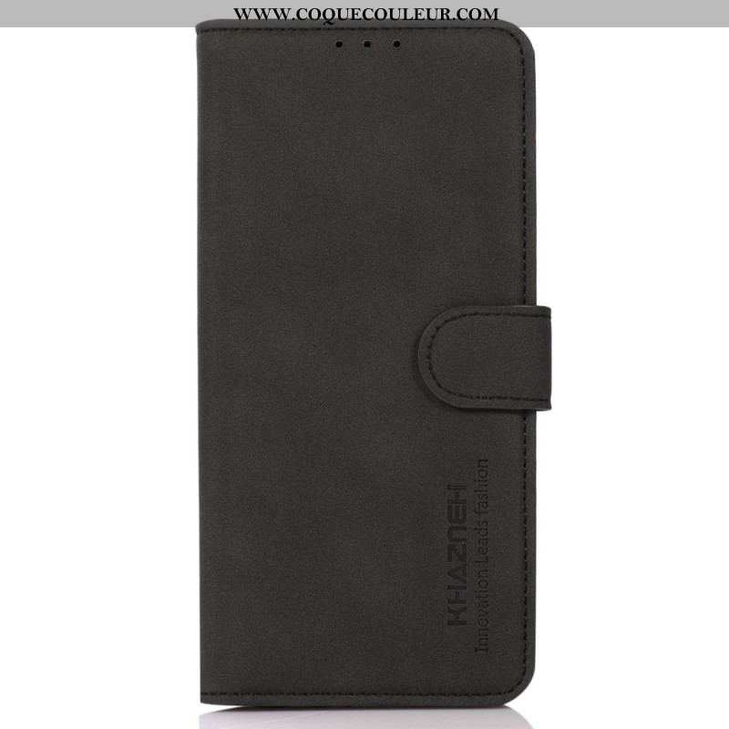 Housse iPhone 14 Effet Cuir Fashion KHAZNEH