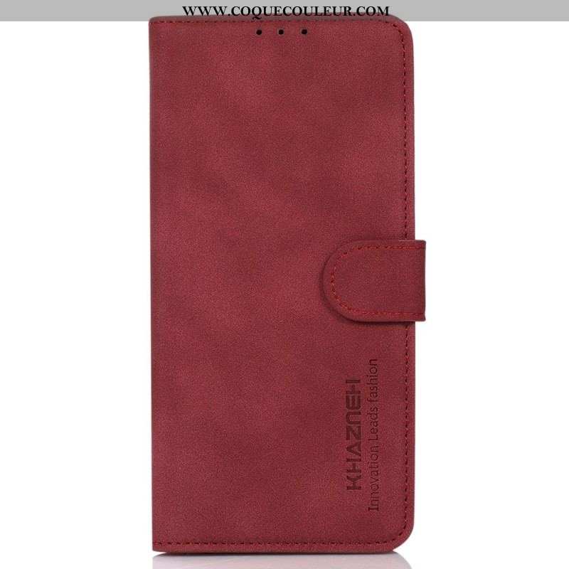 Housse iPhone 14 Effet Cuir Fashion KHAZNEH