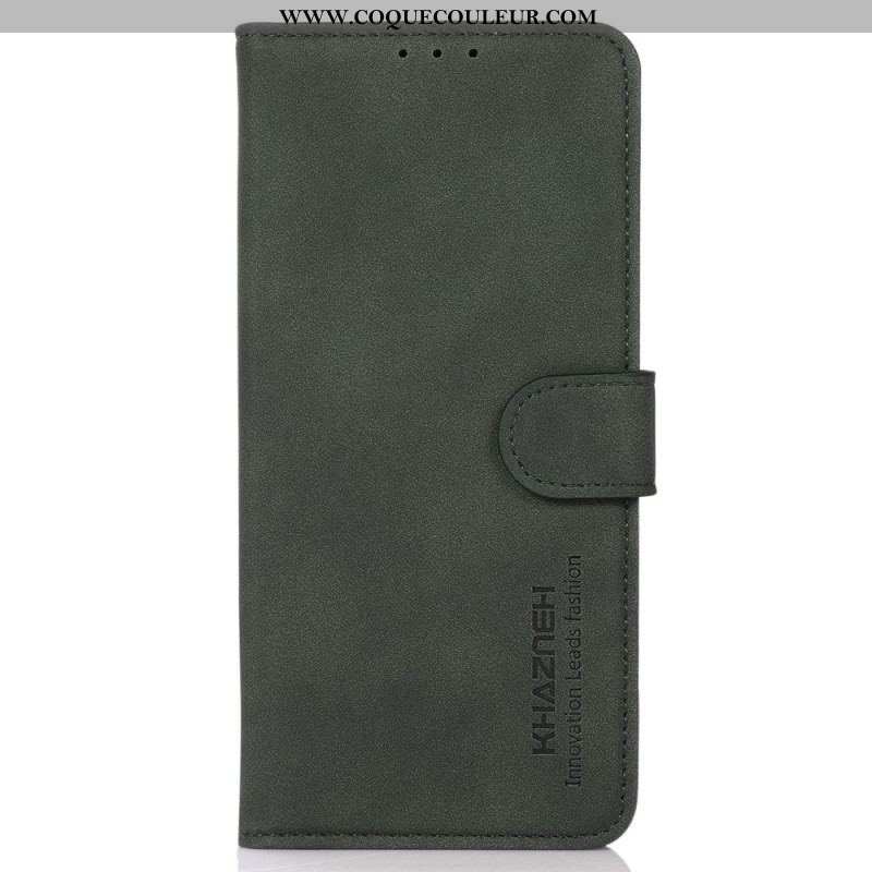 Housse iPhone 14 Effet Cuir Fashion KHAZNEH