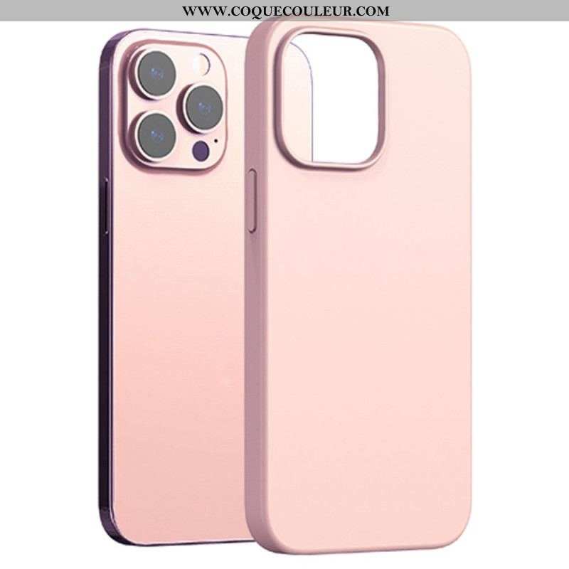 Coque iPhone 14 Silicone Luxe